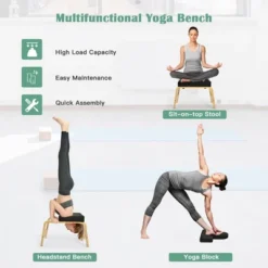 Costway Yoga Headstand Bench For Workout Relieve Fatigue Body Building Black 14 Costway Yoga Headstand Bench For Workout Relieve Fatigue Body Building Black -Bedroom Home Store GUEST b88bdeda 8d0b 4bc8 bc4b 4dd9d0c89759