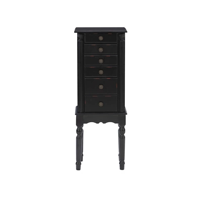 Aria Jewelry Armoire Black - Powell Company 5 Aria Jewelry Armoire Black - Powell Company - Image 3