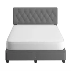 Henley Linen Tufted Upholstered Platform Bed With Storage Drawers - Eco Dream 17 Henley Linen Tufted Upholstered Platform Bed With Storage Drawers - Eco Dream -Bedroom Home Store GUEST bb4408c8 b9d2 4c3c ad2c ad045d970052