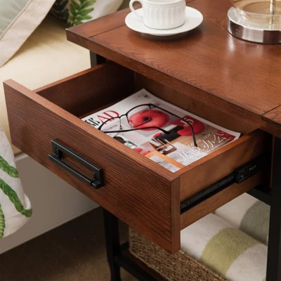 Nightstand Oak - Leick Home 4 Nightstand Oak - Leick Home - Image 2