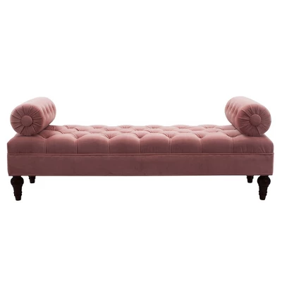 Jennifer Taylor Home Lewis Bolster Arm Entryway Bench 11 Jennifer Taylor Home Lewis Bolster Arm Entryway Bench - Image 9