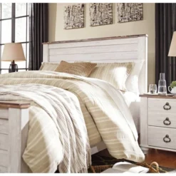 Full/Queen Willowton Panel Headboard Whitewash - Signature Design By Ashley 19 Full/Queen Willowton Panel Headboard Whitewash - Signature Design By Ashley -Bedroom Home Store GUEST bcb40df3 8c94 4126 be3e 2944606b36bb