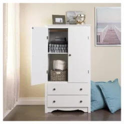 Monterey Armoire White - Prepac 7 Monterey Armoire White - Prepac -Bedroom Home Store GUEST bcde5f10 5e64 4603 8d7b c5f3043d2b6e