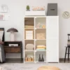 Costway Portable Closet Clothes Foldable Armoire Wardrobe Closet W/ 12 Cubby Storage 2 Costway Portable Closet Clothes Foldable Armoire Wardrobe Closet W/ 12 Cubby Storage -Bedroom Home Store GUEST be2ebbb8 e326 4eff ab8d 9f2380e6f6f0