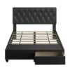 Full Veronica Tufted Faux Leather Upholstered Platform Bed With Storage Drawers Black - Eco Dream 1 Full Veronica Tufted Faux Leather Upholstered Platform Bed With Storage Drawers Black - Eco Dream -Bedroom Home Store GUEST bf4e92bc cea7 4e1b b11a 6eeb91076d80