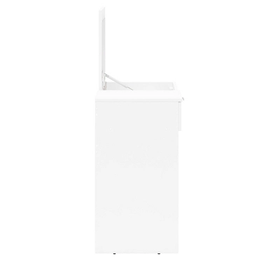 Ava Pull Top Vanity White - Polifurniture 3 Ava Pull Top Vanity White - Polifurniture