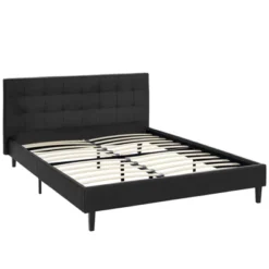 Linnea Full Faux Leather Bed - Modway