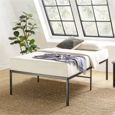 18" Classic Metal Platform Bed Frame Black - Mellow 10 18" Classic Metal Platform Bed Frame Black - Mellow - Image 8