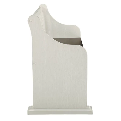 18" Joanna Bench With Back Dark Brown/Ivory - Steve Silver Co. 4 18" Joanna Bench With Back Dark Brown/Ivory - Steve Silver Co. - Image 2