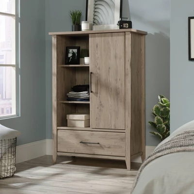 Summit Station Armoire Distressed Gray - Sauder 3 Summit Station Armoire Distressed Gray - Sauder