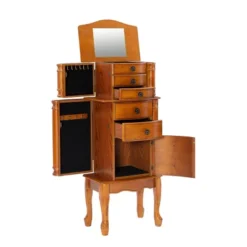 Marie Jewelry Armoire Oak - Powell Company 16 Marie Jewelry Armoire Oak - Powell Company -Bedroom Home Store GUEST c3db41a3 5c78 4b47 9324 d3a846d0fae4