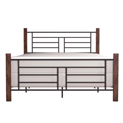 Raymond Metal Bed Brown - Hillsdale Furniture 6 Raymond Metal Bed Brown - Hillsdale Furniture - Image 4