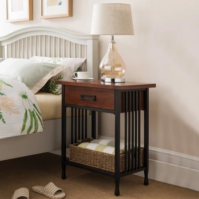Nightstand Oak - Leick Home 3 Nightstand Oak - Leick Home