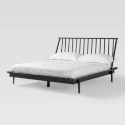 Boho Solid Wood Spindle Platform Bed - Saracina Home 35 Boho Solid Wood Spindle Platform Bed - Saracina Home -Bedroom Home Store GUEST c5d323a8 8164 4401 a7cd 52309bceefac