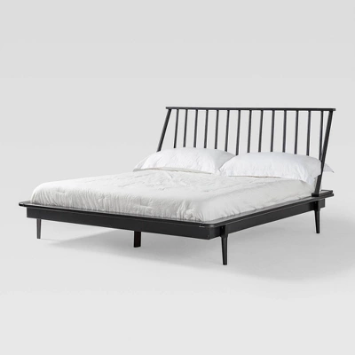 Boho Solid Wood Spindle Platform Bed - Saracina Home 19 Boho Solid Wood Spindle Platform Bed - Saracina Home - Image 17