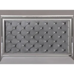 3pc Tenaya Bed With 2 Nightstands Set Silver/Gray - HOMES: Inside + Out 22 3pc Tenaya Bed With 2 Nightstands Set Silver/Gray - HOMES: Inside + Out -Bedroom Home Store GUEST c5e4c1fb 88c1 413a 85a7 68a4714f2685