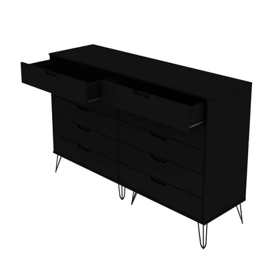 Rockefeller 10 Drawer Double Tall Dresser - Manhattan Comfort 5 Rockefeller 10 Drawer Double Tall Dresser - Manhattan Comfort - Image 3