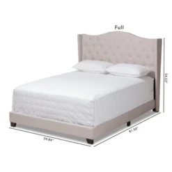 Alesha Bed - Baxton Studio