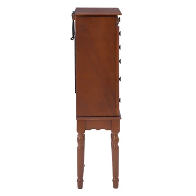 Wylie Jewelry Armoire Cherry Red - Powell Company 6 Wylie Jewelry Armoire Cherry Red - Powell Company - Image 4