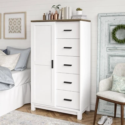 Sandlin Gentleman's Chest White - Room & Joy 5 Sandlin Gentleman's Chest White - Room & Joy - Image 3