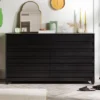 Ilya Solid Wood Modern Panel Front 6 Drawer Dresser - Saracina Home 1 Ilya Solid Wood Modern Panel Front 6 Drawer Dresser - Saracina Home -Bedroom Home Store GUEST c9f6da6d 8e42 4d7a ad23 4ce9f6476387