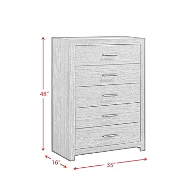 Hendrix 5 Drawer Chest Walnut - Picket House Furnishings 11 Hendrix 5 Drawer Chest Walnut - Picket House Furnishings - Image 9