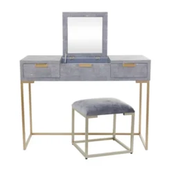 Contemporary Wood Console Table Dressing Table Desk With Mirror And Stool Set - Olivia & May 19 Contemporary Wood Console Table Dressing Table Desk With Mirror And Stool Set - Olivia & May -Bedroom Home Store GUEST cd47ffb2 cf32 4fca b58d 8024710a43b3