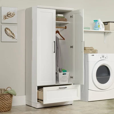 Homeplus Wardrobe Soft White - Sauder 5 Homeplus Wardrobe Soft White - Sauder - Image 3