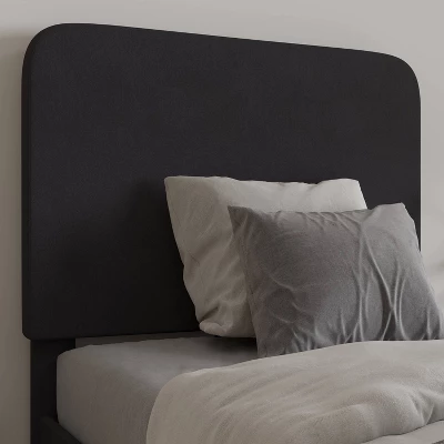 Platform Bed With Headboard And Fabric Upholstered Frame 14 Wooden Slats - Merrick Lane 5 Platform Bed With Headboard And Fabric Upholstered Frame 14 Wooden Slats - Merrick Lane - Image 3