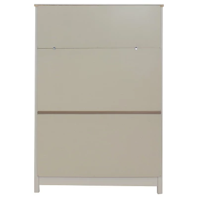 Sunnydaze Decor Sunnydaze Beadboard Vertical Dresser Chest With 5 Drawers - 43.5" H - Gray 10 Sunnydaze Decor Sunnydaze Beadboard Vertical Dresser Chest With 5 Drawers - 43.5" H - Gray - Image 8