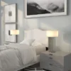 Flash Furniture Lexington Upholstered Twin Size Headboard With Accent Nail Trim In White Fabric 1 Flash Furniture Lexington Upholstered Twin Size Headboard With Accent Nail Trim In White Fabric -Bedroom Home Store GUEST d07e1574 2263 41c0 b163 5798c263d70a
