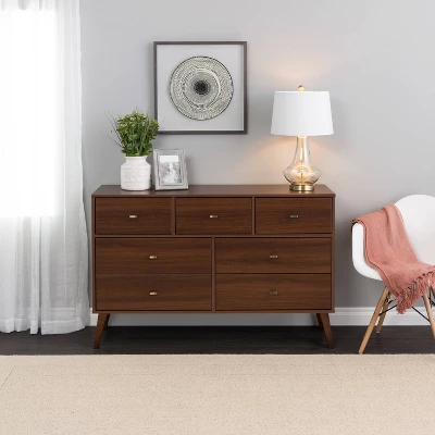 7 Drawer Milo Mid-Century Modern Dresser - Prepac 18 7 Drawer Milo Mid-Century Modern Dresser - Prepac - Image 16