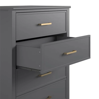 Westerleigh 4 Drawer Dresser Gray - CosmoLiving By Cosmopolitan 6 Westerleigh 4 Drawer Dresser Gray - CosmoLiving By Cosmopolitan - Image 4
