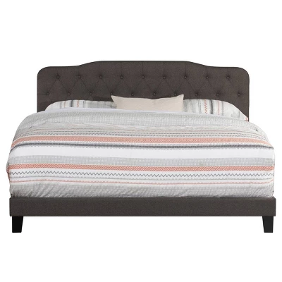 Nicole Upholstered Headboard Stone Fabric/Metal (Frame Not Included) - Hillsdale Furniture 8 Nicole Upholstered Headboard Stone Fabric/Metal (Frame Not Included) - Hillsdale Furniture - Image 6