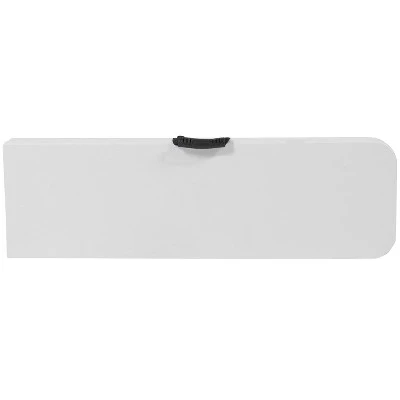 Emma And Oliver 11"W X 72"L Portable Bi-Fold Granite White Folding Bench 4 Emma And Oliver 11"W X 72"L Portable Bi-Fold Granite White Folding Bench - Image 2