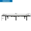 Costway Queen Size Adjustable Bed Base Electric Bed Frame W/ Massage Modes -Bedroom Home Store GUEST d443160f 9882 4850 9c37 e30dafdc65d7