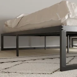 Merrick Lane 14 Inch Steel Bed Frame With Steel Slat Support For Any Mattress (No Box Spring Required) 18 Merrick Lane 14 Inch Steel Bed Frame With Steel Slat Support For Any Mattress (No Box Spring Required) -Bedroom Home Store GUEST d6fc3635 ddb2 4946 9b66 23178d3995db