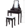 Costway Vanity Table 10 Dimmable Bulbs Makeup Desk WhiteBlackBrown 1 Costway Vanity Table 10 Dimmable Bulbs Makeup Desk WhiteBlackBrown -Bedroom Home Store GUEST d7756bf4 3c1c 45e4 8d66 750c986d8755