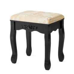 Tangkula Vanity Table Set W/ 360° Rotating Oval Mirror & Drawers Black/White 20 Tangkula Vanity Table Set W/ 360° Rotating Oval Mirror & Drawers Black/White -Bedroom Home Store GUEST d86f04c3 63bb 46d0 98fd 85fef2ad208d