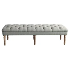 Classic Layla Tufted Bench - HomePop 19 Classic Layla Tufted Bench - HomePop -Bedroom Home Store GUEST d8bdc382 0261 4d99 a034 b786d01d4671