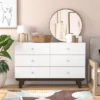 Kincaid Wood 6 Drawer Dresser Matte White - Hillsdale Furniture 2 Kincaid Wood 6 Drawer Dresser Matte White - Hillsdale Furniture -Bedroom Home Store GUEST d918357d caeb 4108 90ea 8d0956843918