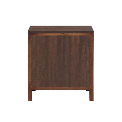Melonnes Transitional 2 Drawer Nightstand Walnut - HOMES: Inside + Out 8 Melonnes Transitional 2 Drawer Nightstand Walnut - HOMES: Inside + Out - Image 6