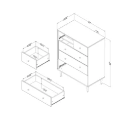 Dylane 5-Drawer Chest - South Shore 17 Dylane 5-Drawer Chest - South Shore -Bedroom Home Store GUEST d9555a0d 63ef 413b b997 bb5514f0af1d