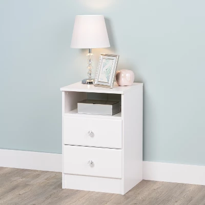 Astrid 2 Drawer Nightstand - Prepac 11 Astrid 2 Drawer Nightstand - Prepac - Image 9