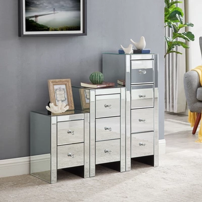 Organnice Mirrored Nightstand 5 Organnice Mirrored Nightstand - Image 3
