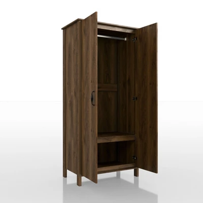 Andreasson Wardrobe Closet Distressed Walnut - HOMES: Inside + Out 12 Andreasson Wardrobe Closet Distressed Walnut - HOMES: Inside + Out - Image 10