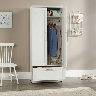 Homeplus Wardrobe Soft White - Sauder 6 Homeplus Wardrobe Soft White - Sauder - Image 4