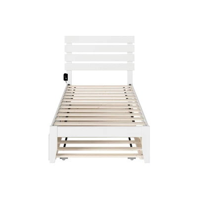 Oxford Bed With USB Turbo Charger And Trundle - AFI 4 Oxford Bed With USB Turbo Charger And Trundle - AFI - Image 2