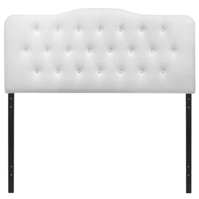 Annabel Full Upholstered Vinyl Headboard White - Modway 5 Annabel Full Upholstered Vinyl Headboard White - Modway - Image 3
