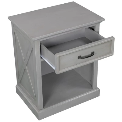 Modern Wooden Nightstand With Drawers Storage - ModernLuxe 9 Modern Wooden Nightstand With Drawers Storage - ModernLuxe - Image 7